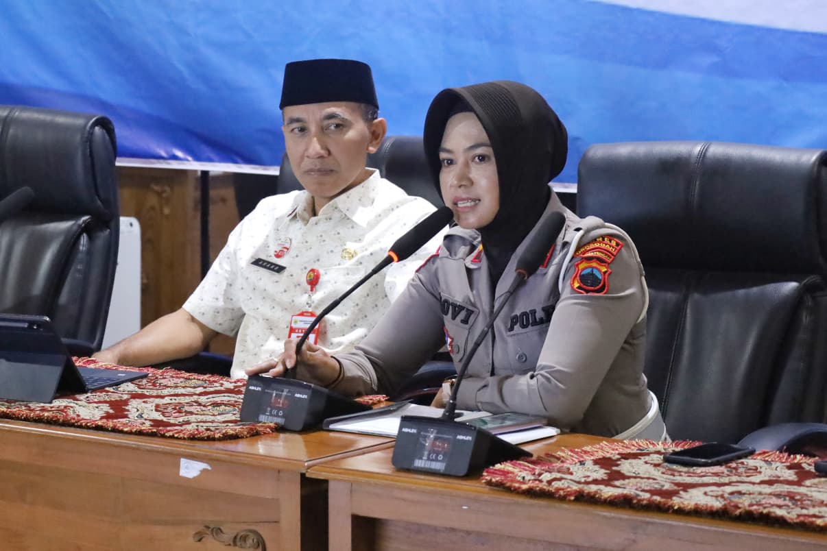 Kanit Keamanan dan Keselamatan Polres Grobogan sampaikan arahan dalam sosialisasi optimalisasi PAD