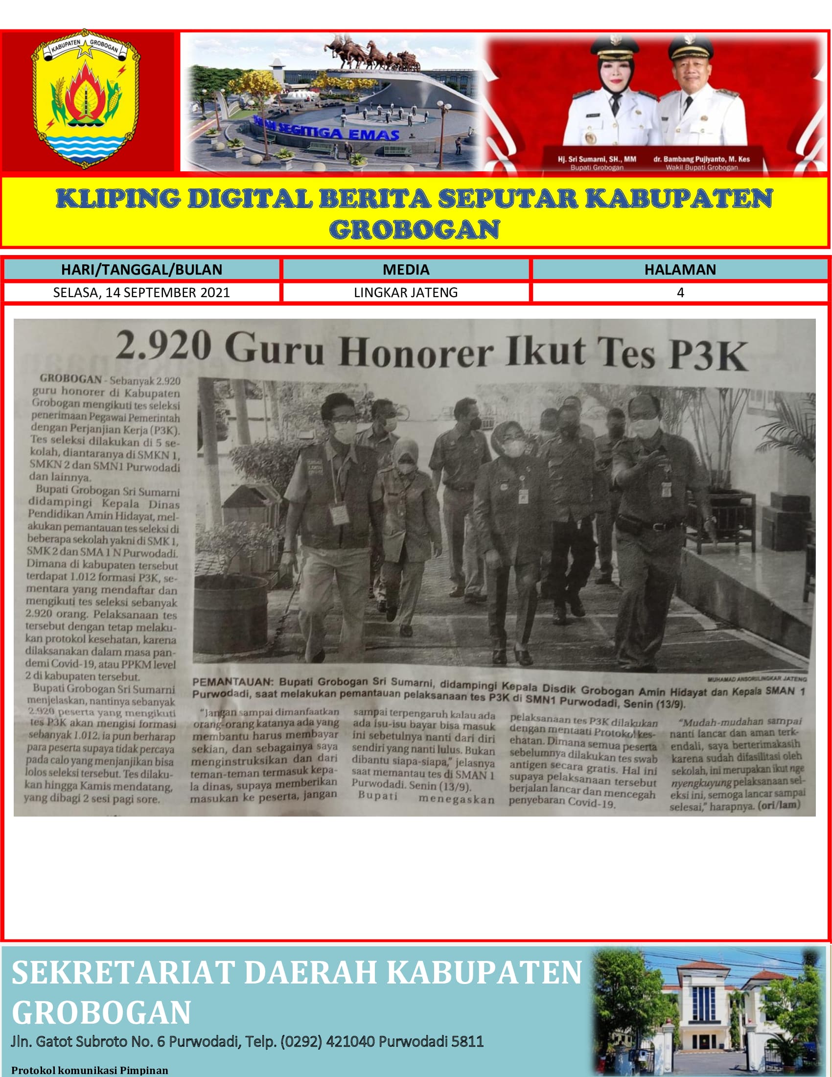 2.920 GUru Honorer Ikut Tes PPPK Lingkar Jateng 14.09.2021