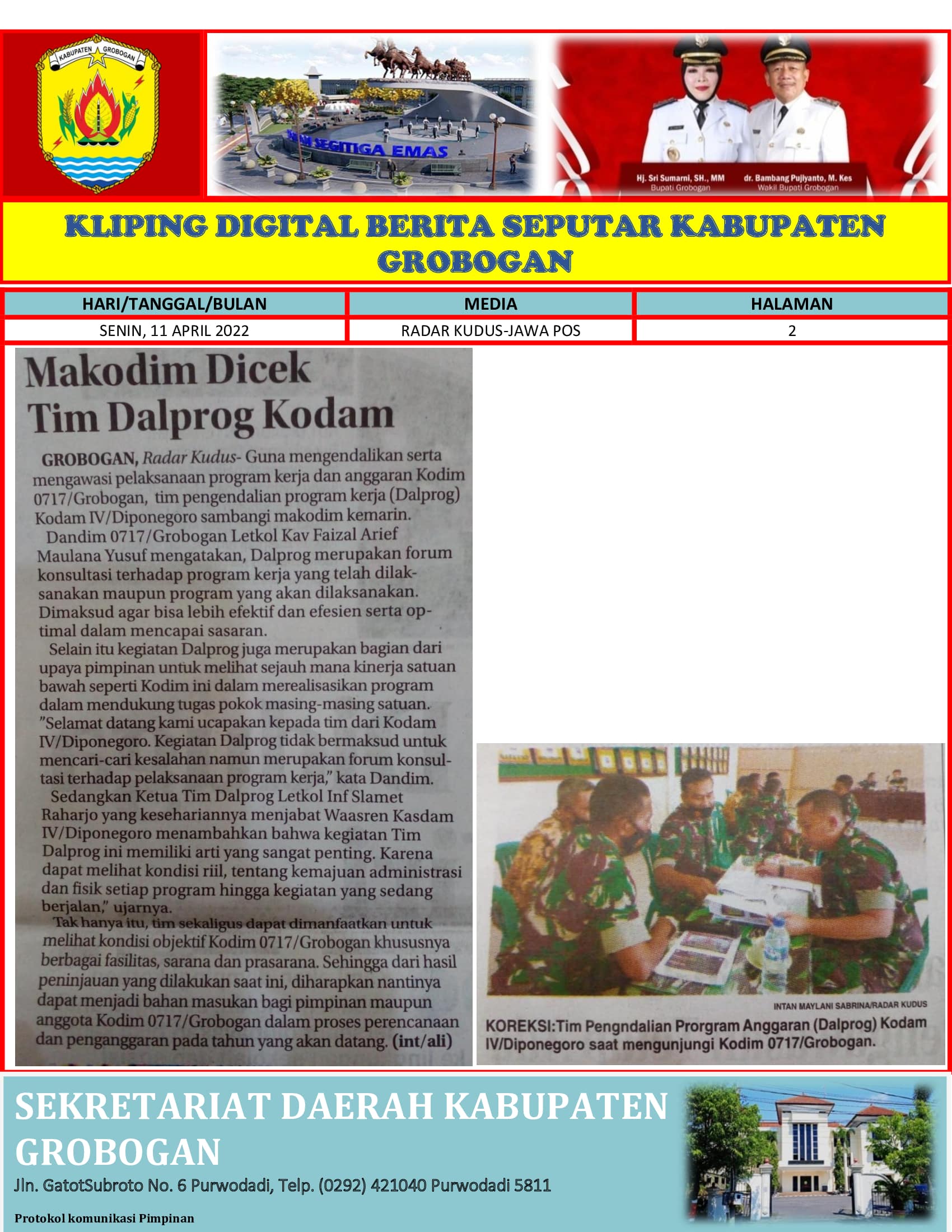 Makodim Dicek Tim Dalprog Kodim Radar Kudus 11042022 min
